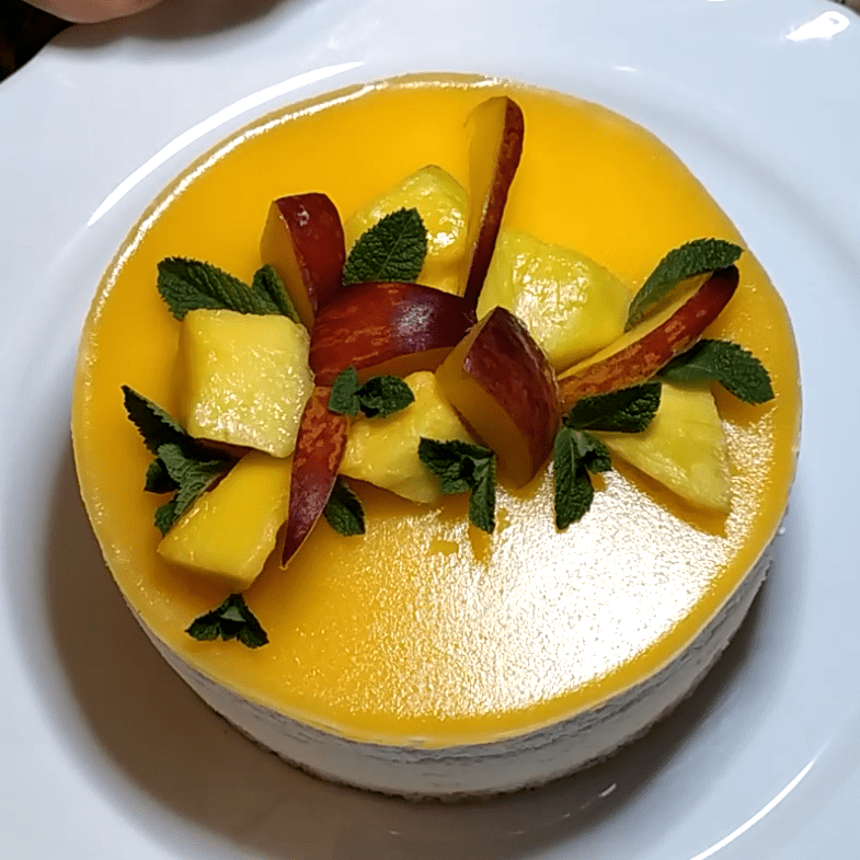 RICETTA TORTA ALLO YOGURT CON MANGO E PESCA SENZA UOVA E BURRO – RECIPE  YOGURT CAKE WITH MANGO AND PEACH WITHOUT EGGS AND BUTTER – In cucina con  Megghy